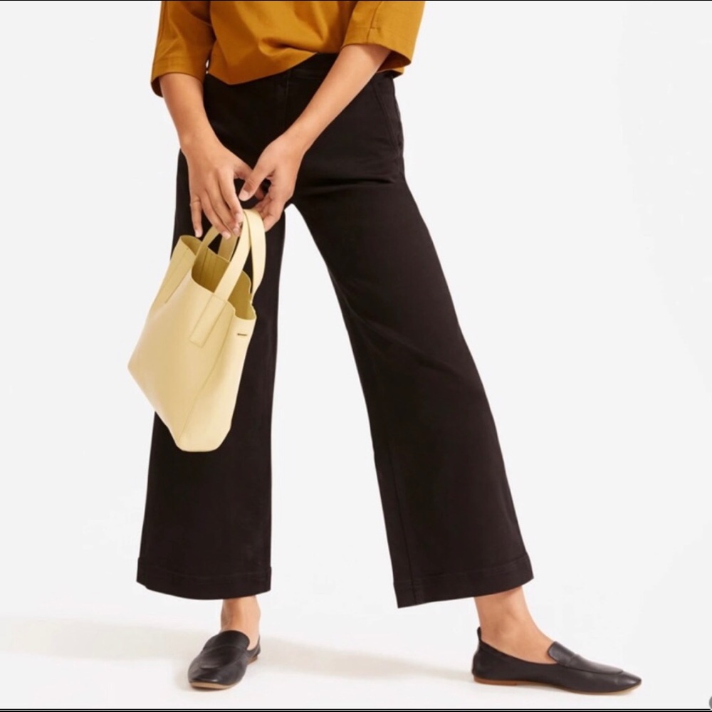 Ever lane wide leg crop pant high rise